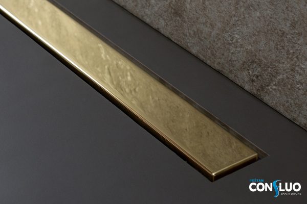 Confluo Frameless Line Oro Γραμμικό Σιφώνι Δαπέδου Χρυσο YouBath