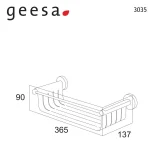 Geesa Tiger 3035 Black Matt - Σπογγοθήκη μπουκαλοθήκη | YouBath.gr