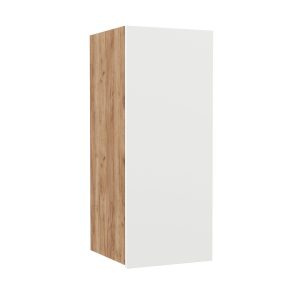 Επιτοίχιο ντουλάπι κουζίνας Soft Λευκό με βελανιδιά Διαστάσεις 30x30