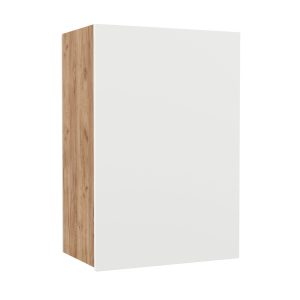 Επιτοίχιο ντουλάπι κουζίνας Soft Λευκό με βελανιδιά Διαστάσεις 50x30