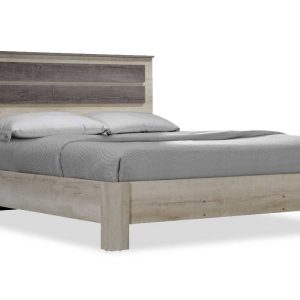 Κρεβάτι διπλό OLYMPUS pakoworld σε χρώμα castillo-toro 160x200εκ
