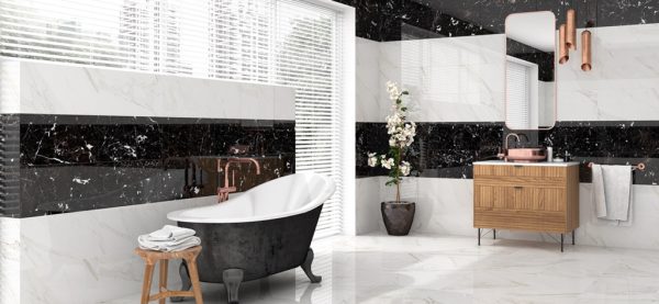 Carrara Blanco Brillo 20x60 - Πλακάκι Μπάνιου Κουζίνας | Youbath.GR