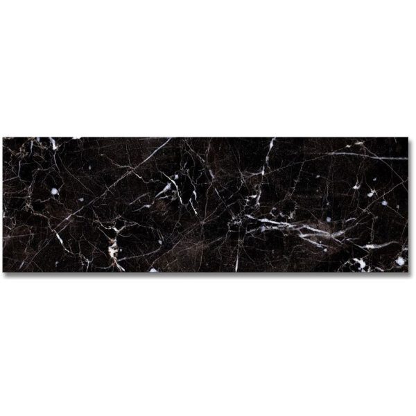 Carrara Negro Brillo 20x60 - Πλακάκι Μπάνιου Κουζίνας | Youbath.GR