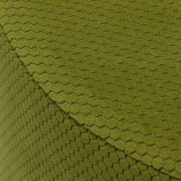 4 - Σκαμπώ Ranma Megapap υφασμάτινο χρώμα πράσινο 40x40x40εκ.