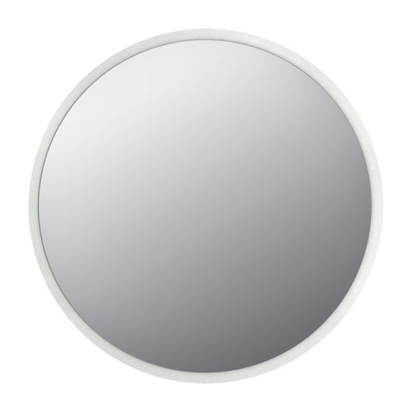 1 - Καθρέπτης τοίχου Glob Μegapap από μελαμίνη χρώμα λευκό 59x2x59εκ.
