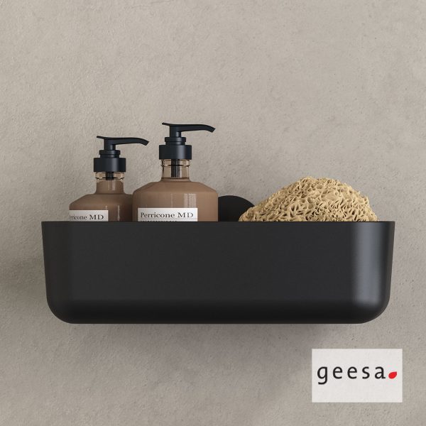 Geesa Opal 7214 Black Matt - Σπογγοθήκη | YouBath.gr 300-7214-400