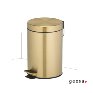 Geesa 634 Gold Brushed PVD - Χαρτοδοχείο 3L YouBath.gr 300-634-211