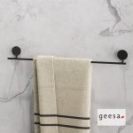 Geesa Opal 7207-60 Black Matt - Πετσετοκρεμάστρα YouBath.gr 300-7207_60-400
