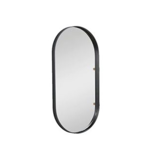 Καθρέπτης Μπάνιου Μαύρος Μεταλλικός Nefeli 100 Mirror