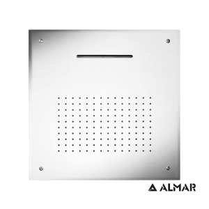 Almar Square Temptation XL E044109 Inox - Κεφαλή Οροφής Εντοιχισμού Youbath.gr
