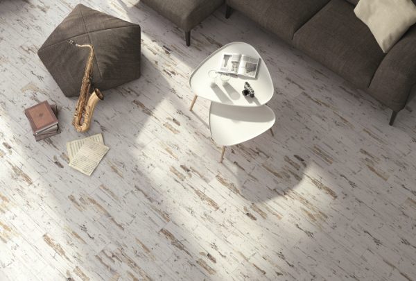 Πλακάκι τύπου ξύλο Legno Bianco 15x90