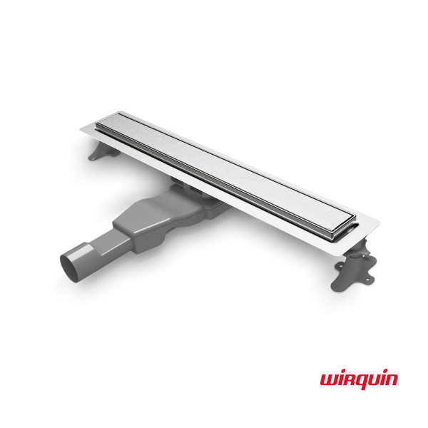 Wirquin Flat Linear 40 - Γραμμικό Σιφώνι Δαπέδου Inox YouBath.gr