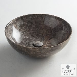 Επιτραπεζιος μαρμαρινος νιπτηρας Fossil Cireo Marble MR45 Grey